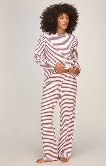Hunkemöller Pyjamasset i bomullsjersey Rosa - S