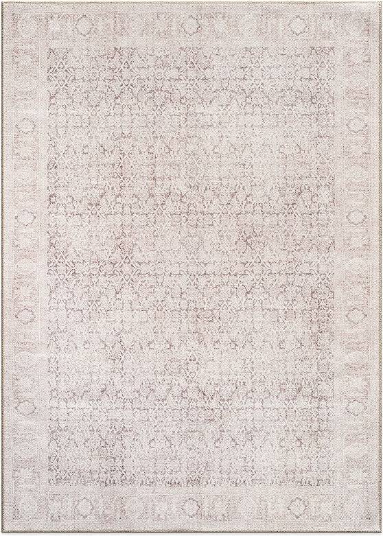 World Rug Gallery Moon Collection Washable Beige