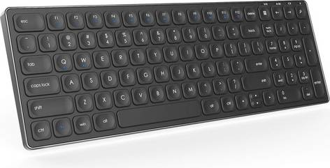 Pc keyboard Viewsonic PINKCAT Wireless Keyboard, Rechargeable Bluetooth Keyboard, Slim Ergonomic Keyboard for Computer Windows PC Desktop Notebook Laptop, Stainless...