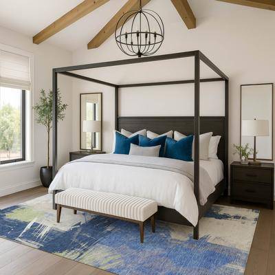 Addison Rugs Premium Washable Super Soft Modern Brushstrokes Mayfield Rug