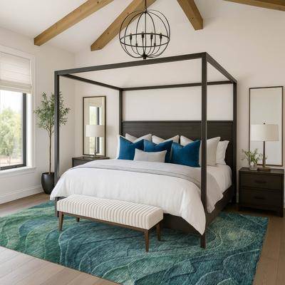 Addison Rugs Premium Washable Super Soft Modern Waves Mayfield Rug