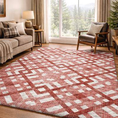 Addison Rugs Premium Washable Super Soft Geo Sinai Dream Shag Rug