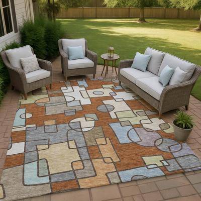 Addison Rugs Machine Washable Indoor/ Outdoor Contemporary Prenner Chantille Rug