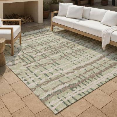 Addison Rugs Machine Washable Indoor/ Outdoor Abstract Menno Chantille Rug
