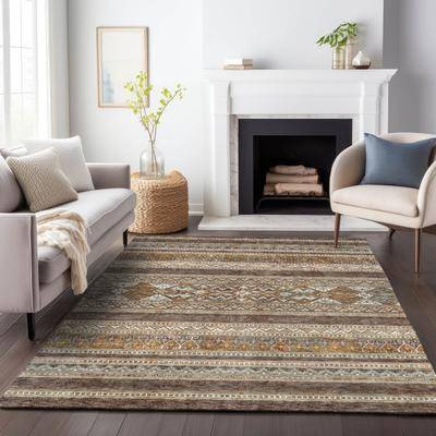 Addison Rugs Premium Washable Super Soft Boho Stripe Mayfield Rug