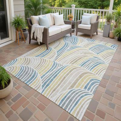 Addison Rugs Machine Washable Indoor/ Outdoor Modern Parsons Chantille Rug