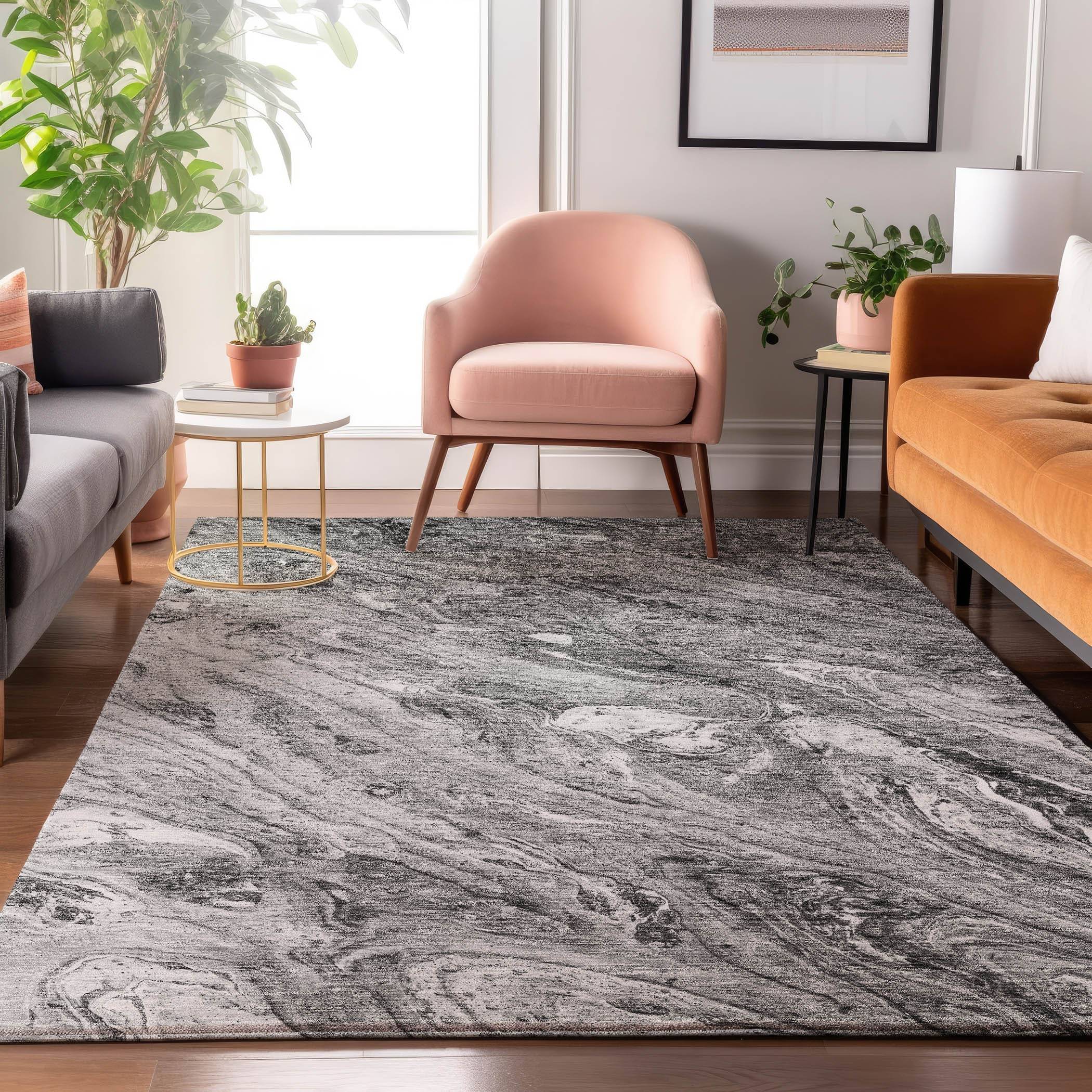 Addison Rugs Rug Mayfield AMF640GY Area Rug 10 x 14 Ft - Gray Gray