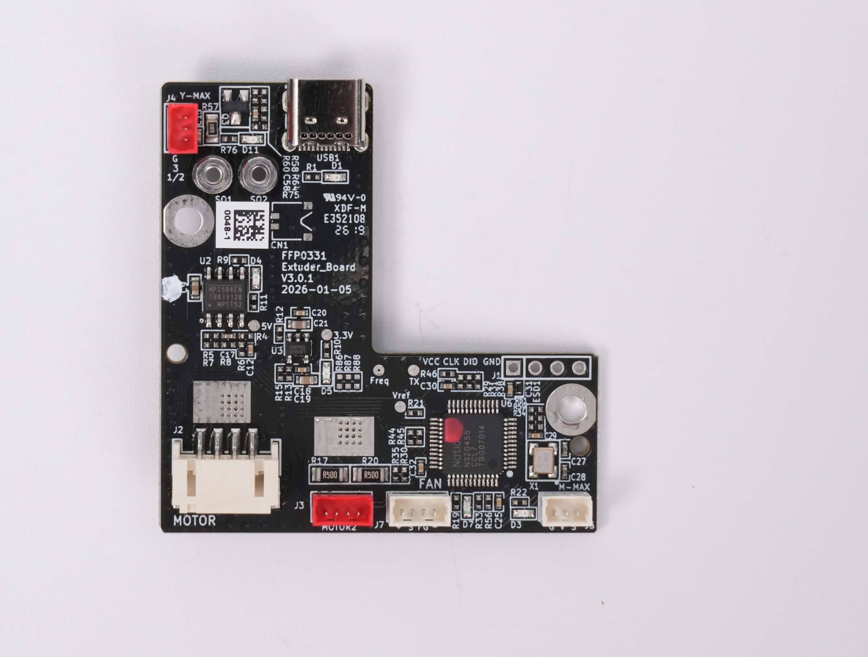 Flashforge Creator 5 Series Extruder Mount PCB