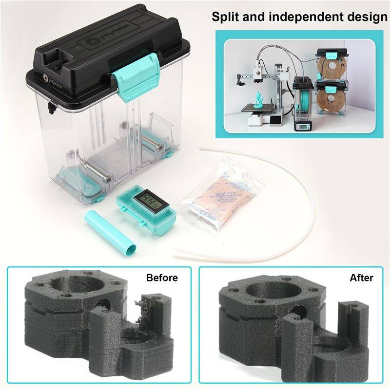 Melitt For Polymaker PolyDryer Filament Storage for FDM/FFF 3D Printer Filament Storage Box