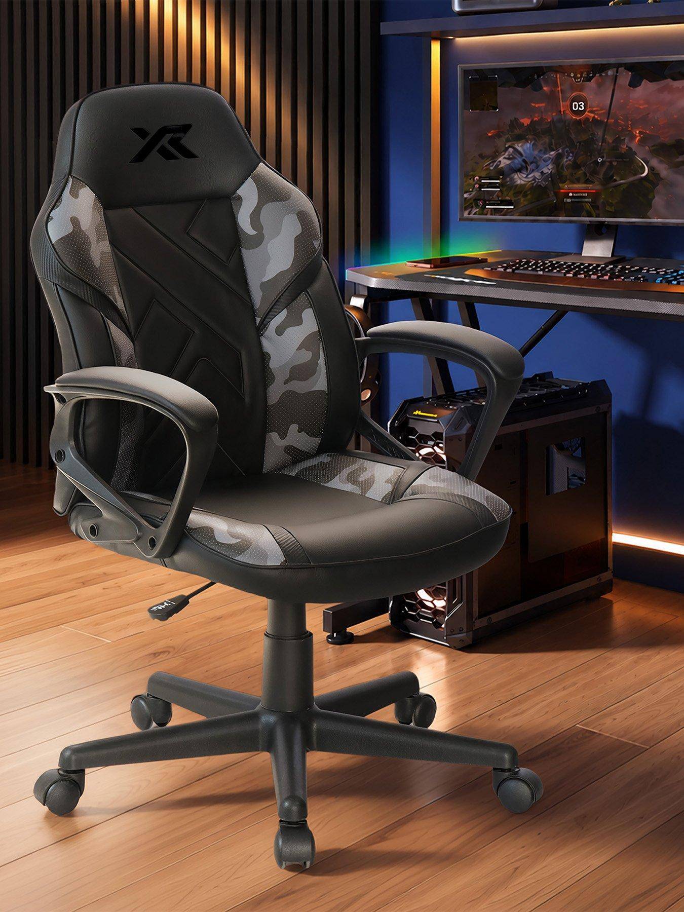X-Rocker Velio Mid-Back Pc Office Gaming Chair
