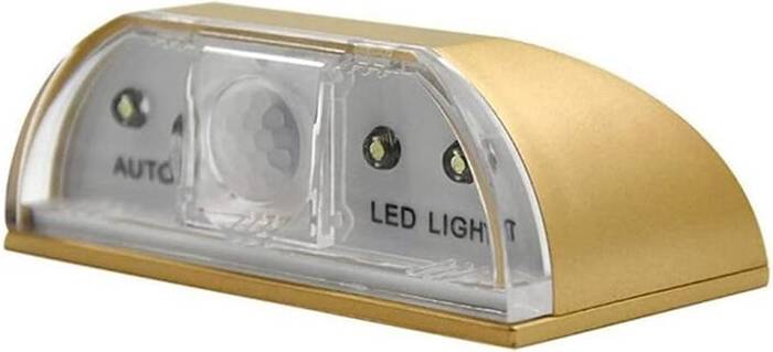 Torribaly LED Intelligent Keyhole Light Lamp Door Lock Sensor Lamp - Battery Operated Auto Sensor Motion Detector with 4 LED