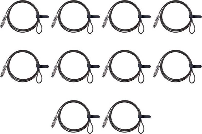 Exogio 10X 4 Digital Universal Lock USB Laptop Security Cable Lock for Computer