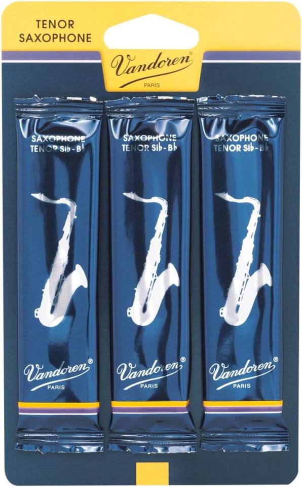 Vandoren Reeds Tenor Sax 2 Traditional 3 pcs