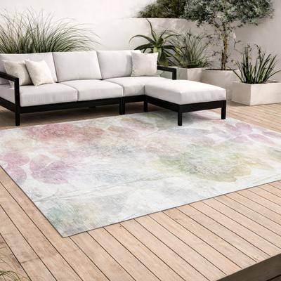Addison Rugs Machine Washable Indoor/ Outdoor Floral Madison Chantille Rug