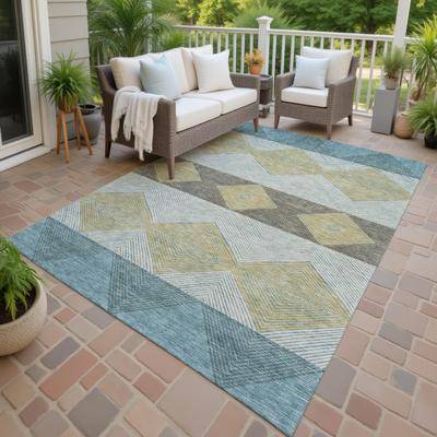 Addison Rugs Machine Washable Indoor/ Outdoor Modern Mission Chantille Rug