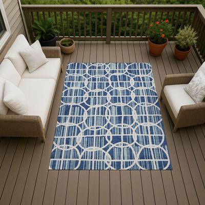 Addison Rugs Machine Washable Indoor/ Outdoor Contemporary Senoia Chantille Rug