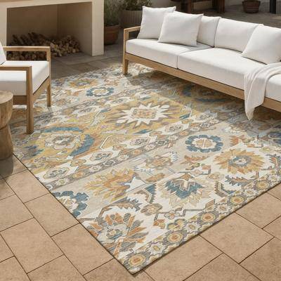 Addison Rugs Machine Washable Indoor/ Outdoor Traditional Aspen Chantille Rug