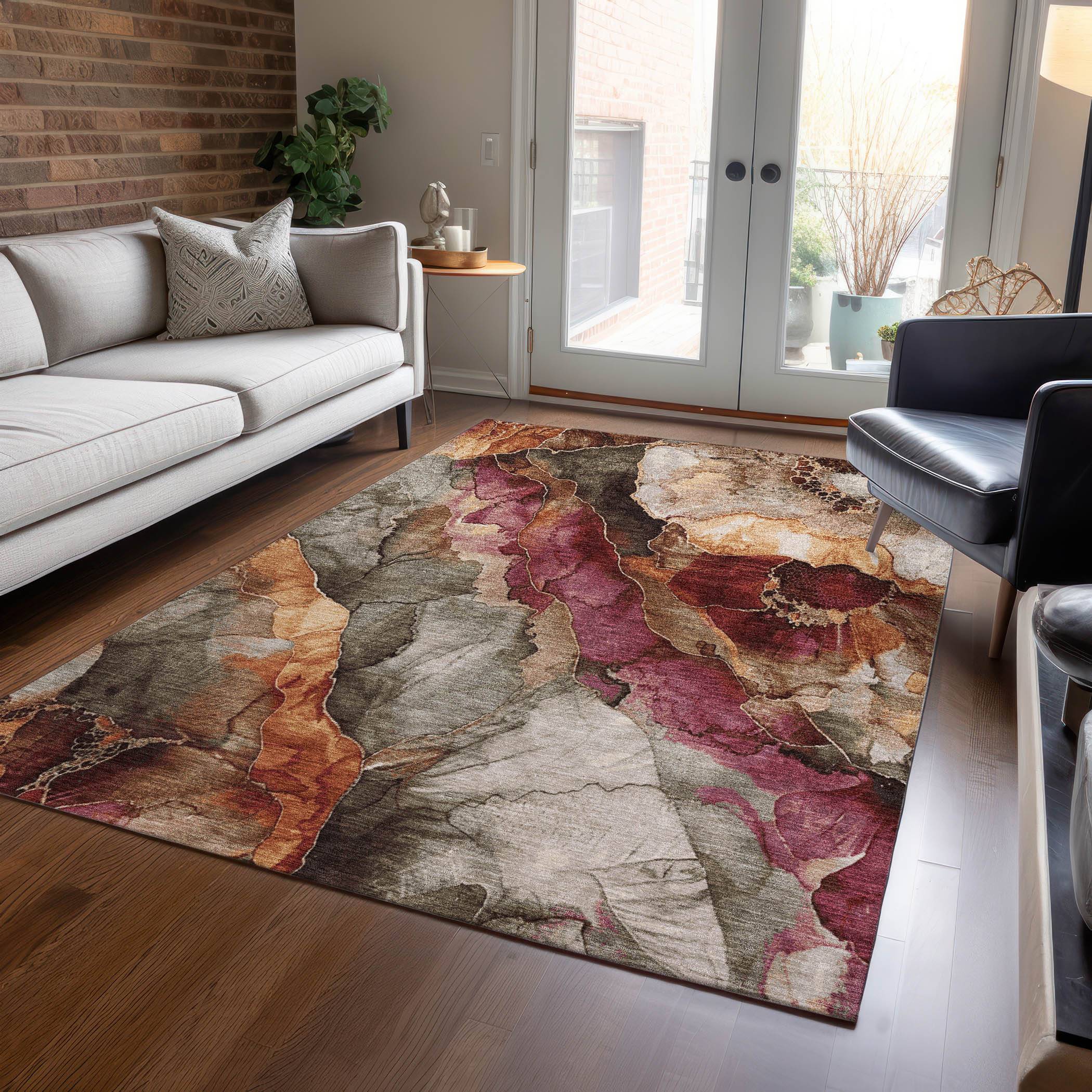 Addison Rugs CL685 Rug 5 Ft x 7.5 Ft Brown