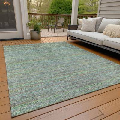 Addison Rugs Machine Washable Indoor/Outdoor Modern Stripes Chantille Rug