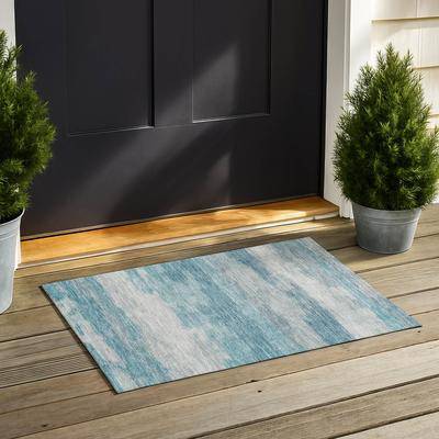 Addison Rugs Machine Washable Indoor/ Outdoor Contemporary Saco Chantille Rug