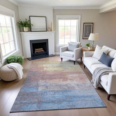 Addison Rugs Premium Washable Super Soft Modern Brushstrokes Mayfield Rug