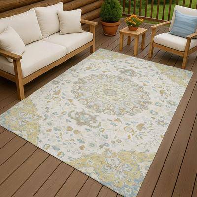 Addison Rugs Machine Washable Indoor/ Outdoor Global Eckley Chantille Rug