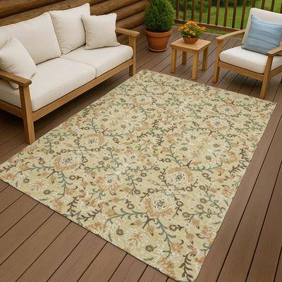 Addison Rugs Machine Washable Indoor/ Outdoor Traditional Hartman Chantille Rug