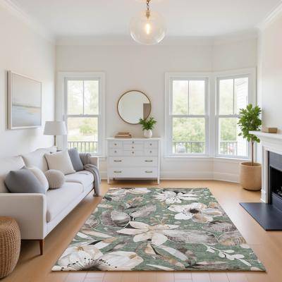 Addison Rugs Premium Washable Super Soft Floral Panama Mayfield Rug