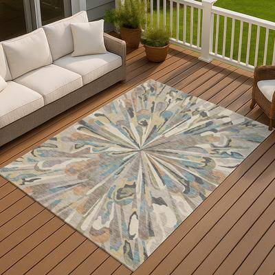 Addison Rugs Machine Washable Indoor/ Outdoor Contemporary Arden Chantille Rug