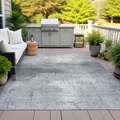 Addison Rugs Machine Washable Indoor/Outdoor Vintage Bricks Chantille Rug