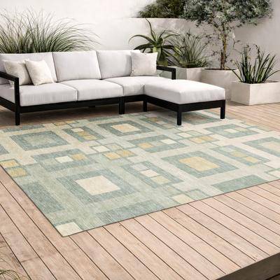 Addison Rugs Machine Washable Indoor/ Outdoor Camden Deco Chantille Rug