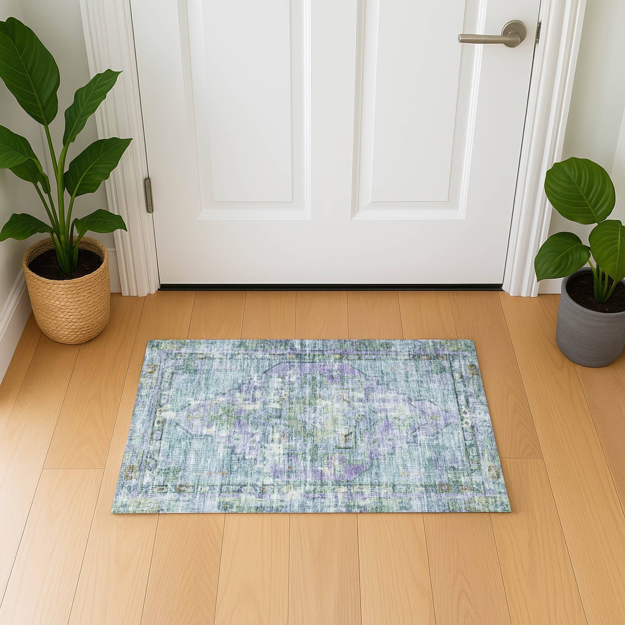 Addison Rugs Premium Washable Super Soft Vintage Traditional Mayfield Rug