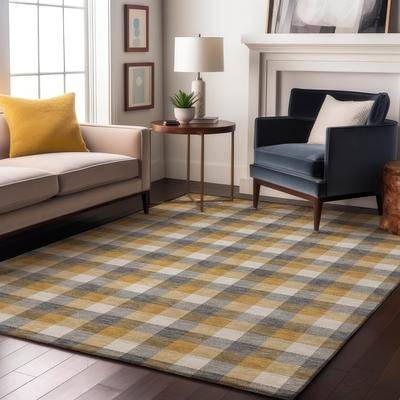 Addison Rugs Premium Washable Super Soft Plaid Mayfield Rug