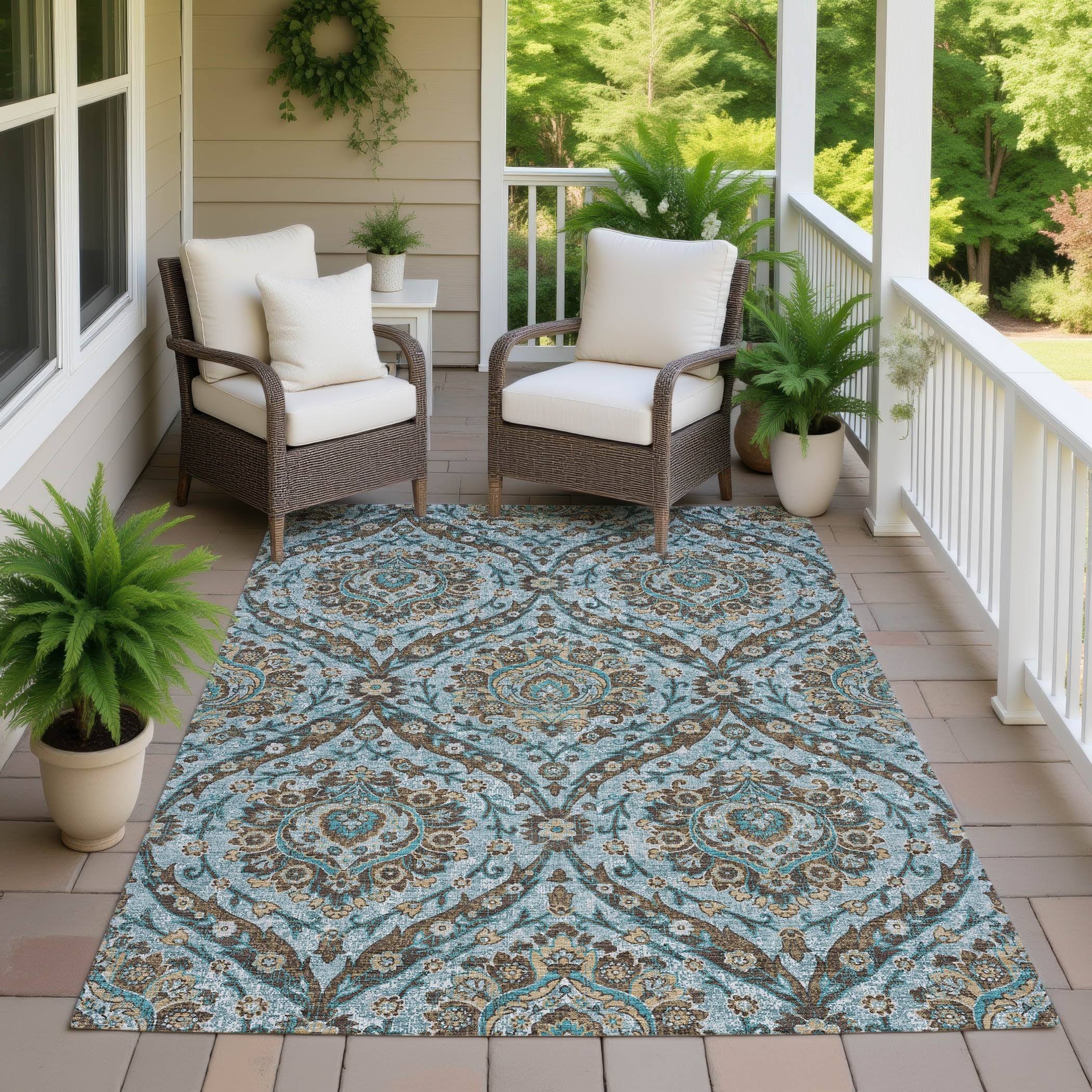 Addison Rugs Machine Washable Indoor/ Outdoor Traditional Clarkdale Chantille Rug