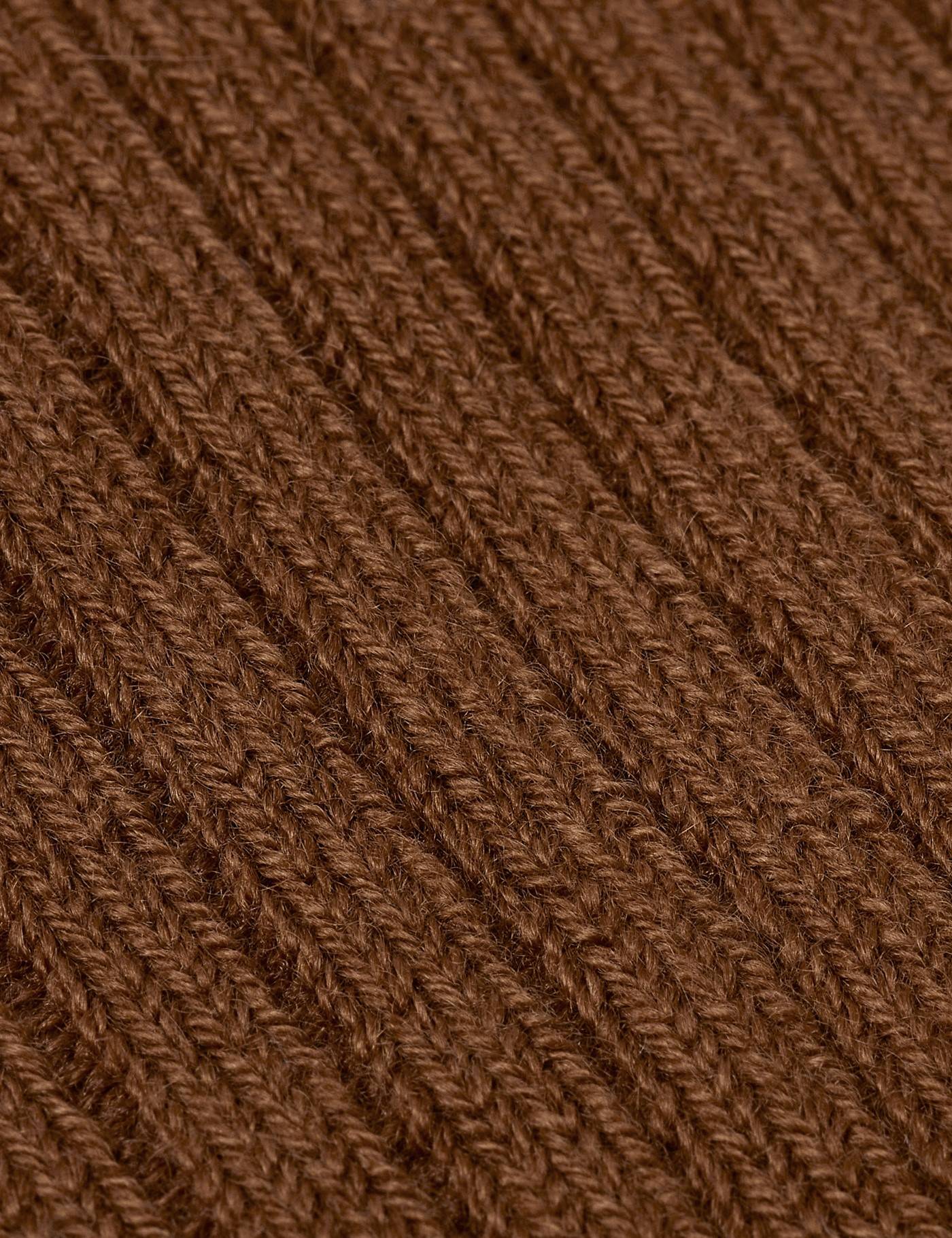 Rust Ribbed 1913 Socks Size: Medium