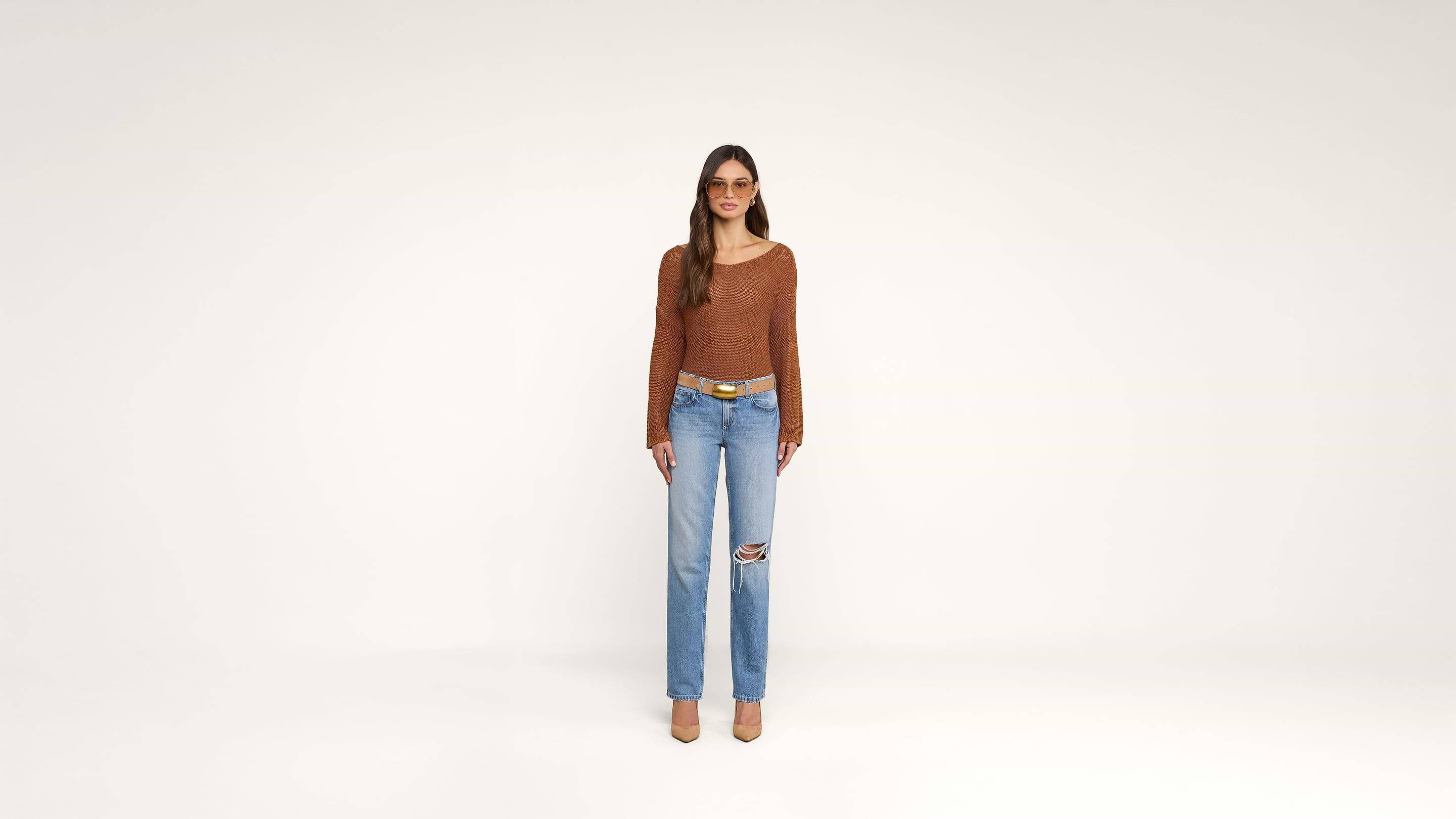 Armida Low-Rise Slouch Jean