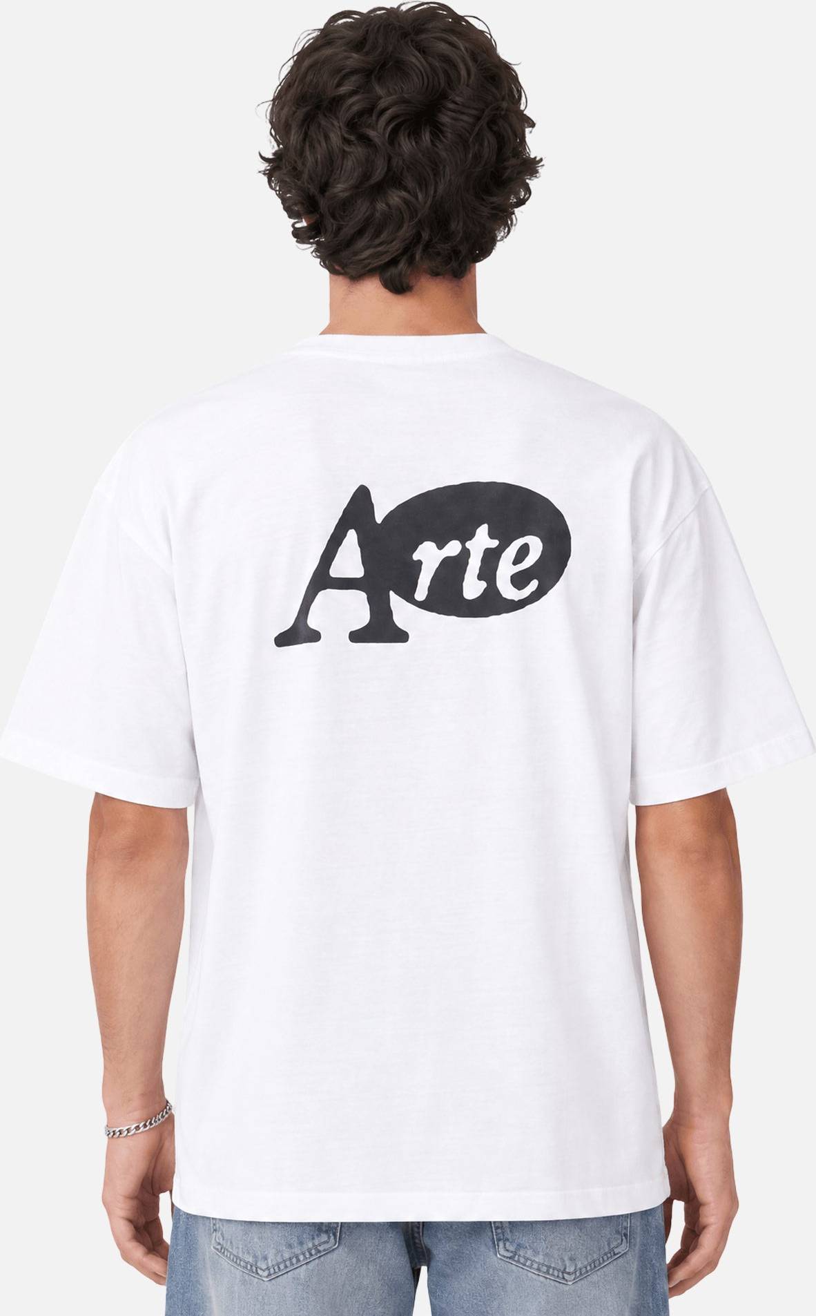 Sticker Tee - white - M
