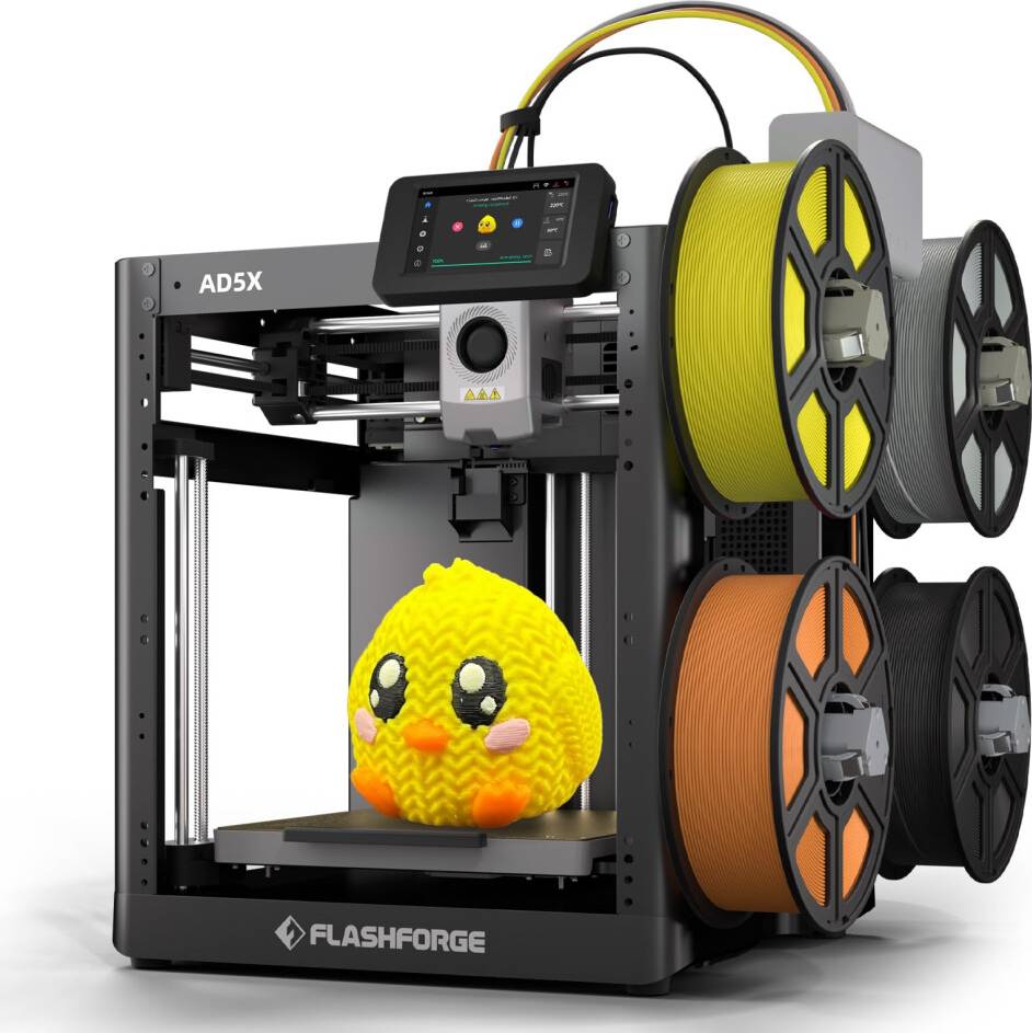 Flashforge ad5x Flashforge AD5X 3D Printer, Multi-Color, 600mm/s, CoreXY, IFS System