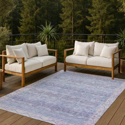 Addison Rugs Machine Washable Indoor/ Outdoor Vintage Global Chantille Rug