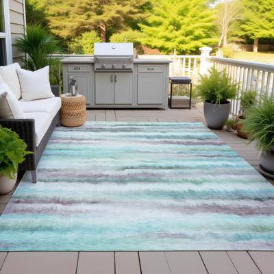 Addison Rugs Machine Washable Indoor/Outdoor Modern Harmony Chantille Rug