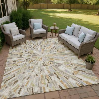 Addison Rugs Machine Washable Indoor/ Outdoor Modern Zip Chantille Rug