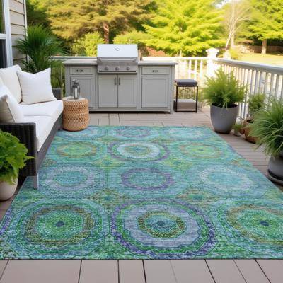 Addison Rugs Machine Washable Indoor/Outdoor Boho Global Chantille Rug
