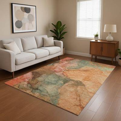Addison Rugs Premium Washable Super Soft Abstract Watercolor Mayfield Rug