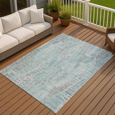 Addison Rugs Machine Washable Indoor/ Outdoor Modern Imprints Chantille Rug