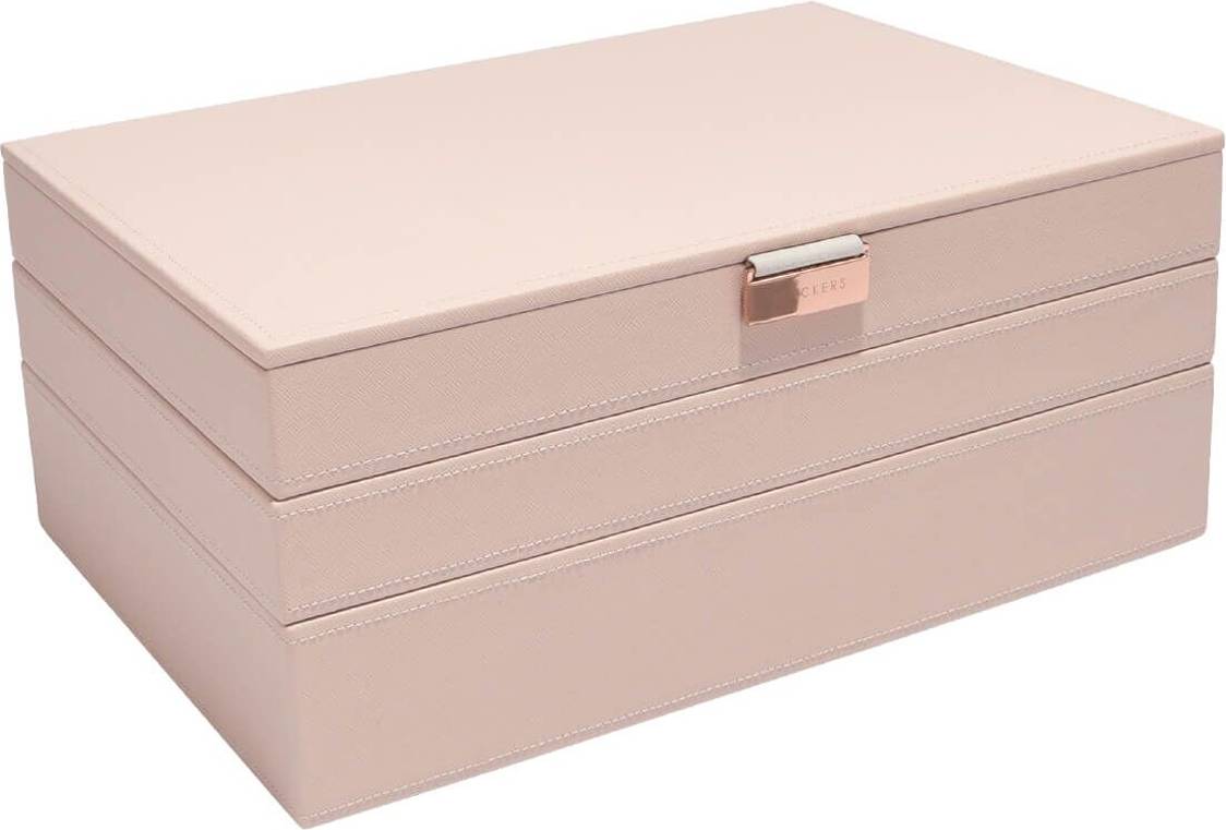 Stackers Smyckeskrin Supersize 3-set - Rosa