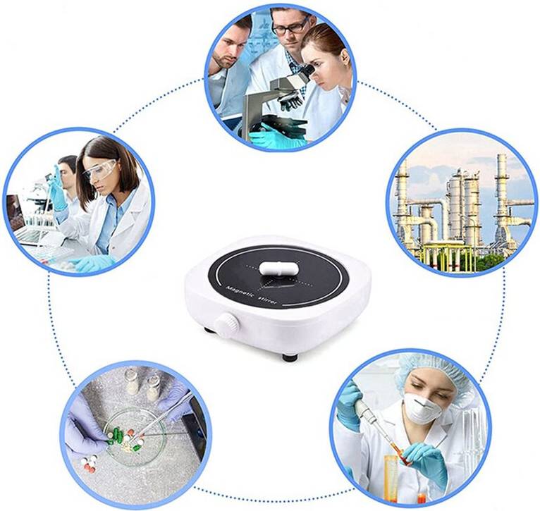 Magnetic Stirrer Plate 2 L 4000 RPM 2 pcs