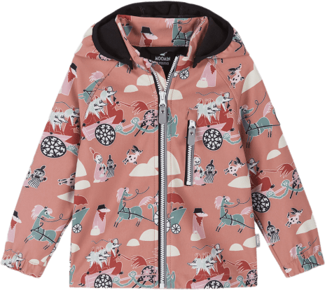 Reima Moomin Vantti Softshell-Jacka - Rosa