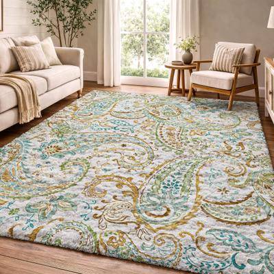 Addison Rugs Mika Paisley Dream Shag Rug