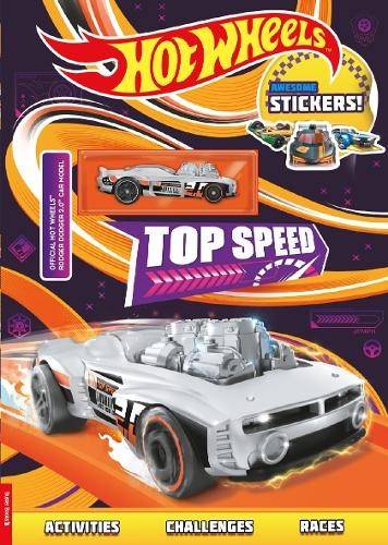 Hot Wheels Top Speed Sticker Activity Book