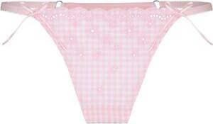 Hunkemöller Highleg Thong Gaia String - Rosa